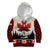 Canada Flag Kid Hoodie Maple Leaf & Plaid Pattern Design