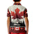 Canada Flag Kid Polo Shirt Maple Leaf & Plaid Pattern Design