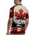 Canada Flag Rugby Jersey Maple Leaf & Plaid Pattern Design