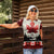 Canada Flag Women Polo Shirt Maple Leaf & Plaid Pattern Design