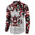 Canada Button Sweatshirt Haida Art-Inspired Pattern Design