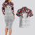 Canada Couples Matching Long Sleeve Bodycon Dress and Hawaiian Shirt Haida Art-Inspired Pattern Design