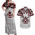 Canada Couples Matching Off Shoulder Maxi Dress and Hawaiian Shirt Haida Art-Inspired Pattern Design