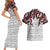 Canada Couples Matching Short Sleeve Bodycon Dress and Hawaiian Shirt Haida Art-Inspired Pattern Design