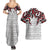 Canada Couples Matching Summer Maxi Dress and Hawaiian Shirt Haida Art-Inspired Pattern Design