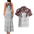 Canada Couples Matching Tank Maxi Dress and Hawaiian Shirt Haida Art-Inspired Pattern Design