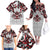 Canada Family Matching Off The Shoulder Long Sleeve Dress and Hawaiian Shirt Haida Art-Inspired Pattern Design