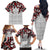 Canada Family Matching Off The Shoulder Long Sleeve Dress and Hawaiian Shirt Haida Art-Inspired Pattern Design