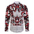 Canada Family Matching Off The Shoulder Long Sleeve Dress and Hawaiian Shirt Haida Art-Inspired Pattern Design