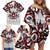 Canada Family Matching Off Shoulder Short Dress and Hawaiian Shirt Haida Art-Inspired Pattern Design