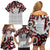 Canada Family Matching Off Shoulder Short Dress and Hawaiian Shirt Haida Art-Inspired Pattern Design