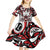 Canada Kid Short Sleeve Dress Haida Art-Inspired Pattern Design