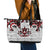 Canada Leather Tote Bag Haida Art-Inspired Pattern Design