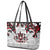 Canada Leather Tote Bag Haida Art-Inspired Pattern Design