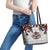 Canada Leather Tote Bag Haida Art-Inspired Pattern Design