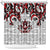 Canada Shower Curtain Haida Art-Inspired Pattern Design