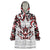 Canada Wearable Blanket Hoodie Haida Art-Inspired Pattern Design