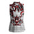 Canada Women Sleeveless Polo Shirt Haida Art-Inspired Pattern Design