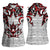 Canada Women Sleeveless Polo Shirt Haida Art-Inspired Pattern Design