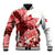 Canada Flag Baseball Jacket Caribou Design with National Symbol