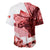 Canada Flag Baseball Jersey Caribou Design with National Symbol