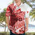 Canada Flag Hawaiian Shirt Caribou Design with National Symbol