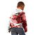 Canada Flag Kid Hoodie Caribou Design with National Symbol