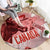 Canada Flag Round Carpet Caribou Design with National Symbol