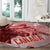 Canada Flag Round Carpet Caribou Design with National Symbol