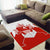 Canada Flag Area Rug National Map & Symbolic Design