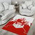 Canada Flag Area Rug National Map & Symbolic Design