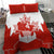 Canada Flag Bedding Set National Map & Symbolic Design