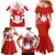 Canada Flag Family Matching Mermaid Dress and Hawaiian Shirt National Map & Symbolic Design