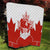 Canada Flag Quilt National Map & Symbolic Design