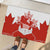 Canada Flag Rubber Doormat National Map & Symbolic Design