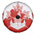 Canada Flag Spare Tire Cover National Map & Symbolic Design