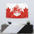 Canada Flag Tapestry National Map & Symbolic Design