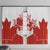 Canada Flag Window Curtain National Map & Symbolic Design