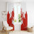 Canada Flag Window Curtain National Map & Symbolic Design