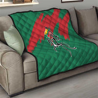 Lithuania Emblem Quilt National Symbol with Traditional Patterns