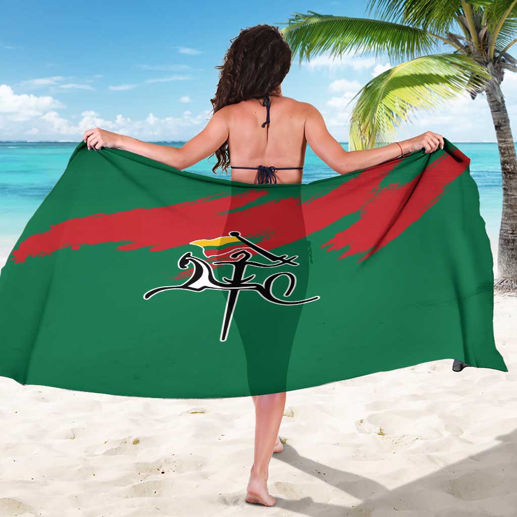 Lithuania Emblem Sarong National Symbol with Traditional Patterns