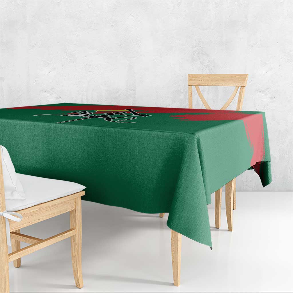 Lithuania Emblem Tablecloth National Symbol with Traditional Patterns