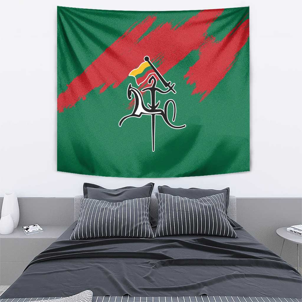 Lithuania Emblem Tapestry National Symbol with Traditional Patterns