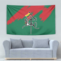 Lithuania Emblem Tapestry National Symbol with Traditional Patterns