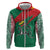 Lithuania Emblem Zip Hoodie National Symbol with Traditional Patterns