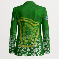 Ancient Order Of Hibernians Blazer Irish Celtic Knotwork - Shamrock Harp