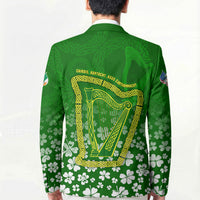 Ancient Order Of Hibernians Blazer Irish Celtic Knotwork - Shamrock Harp