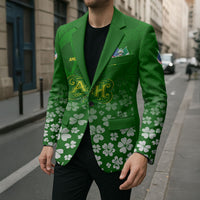 Ancient Order Of Hibernians Blazer Irish Celtic Knotwork - Shamrock Harp