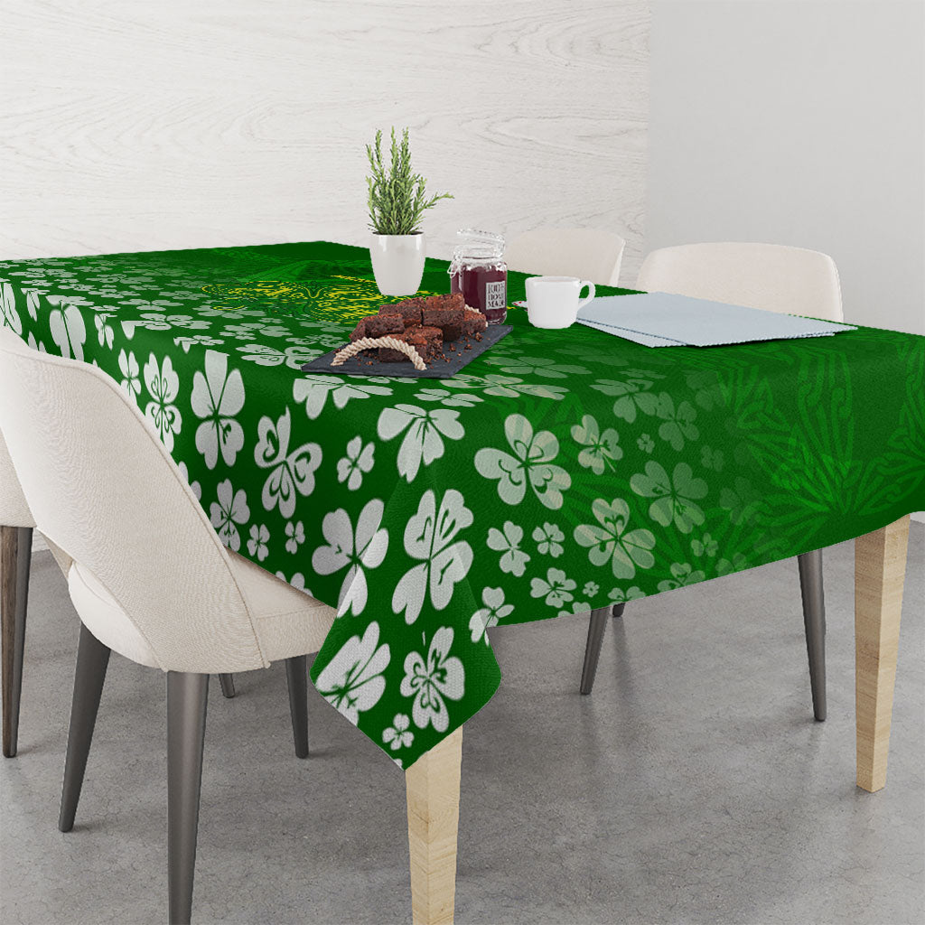 Ancient Order Of Hibernians Tablecloth Irish Celtic Knotwork - Shamrock Harp