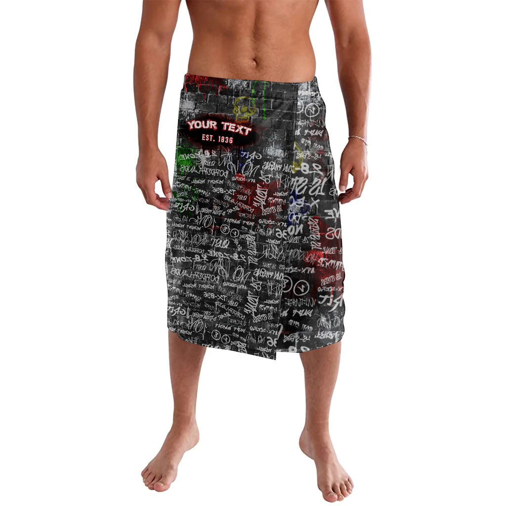 Personalized Wild West Borderlands Lavalava Urban Street Graffiti Art Skull Scorpion Symbols